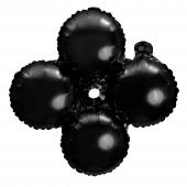 16" Quad Mylar Balloon 50pc/pack - Black