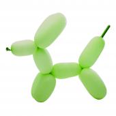260Q(2" x 60") Twisting Balloon 100pc/bag - Apple Green