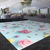 Premium Vinyl Dance Floor Wrap Custom Size - Easter Day Let It Bloom