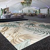 Premium Vinyl Dance Floor Wrap Custom Size - Tropical Kehlani