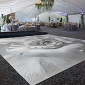 Premium Vinyl Dance Floor Wrap Custom Size - Romance La Flor