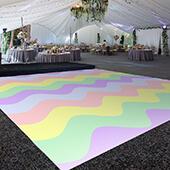 Premium Vinyl Dance Floor Wrap Custom Size - Easter Day Easter Classic