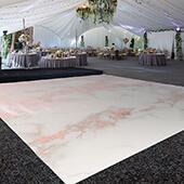 Premium Vinyl Dance Floor Wrap Custom Size - Romance Glitter Glam