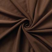 *IFR* Poly Stretch / Scuba Cloth Drape Panel w/ Sewn Rod Pocket (IFR) - Chocolate