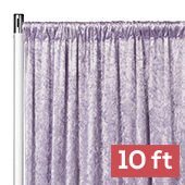Premade Velvet Backdrop Curtain Panel - 10ft Long x 52in Wide - Wisteria