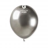 GEMAR Shiny Silver 13" Balloon - 25 Pieces