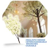 Artificial Hydrangea Bloom Branch — Cream / Ivory | Interchangeable Branch for ModTree™ Collection Trees