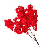 Single Hydrangea Bloom Branch - Interchangeable Branches for Large Event Trees! - Red