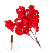 Single Hydrangea Bloom Branch - Interchangeable Branches for Large Event Trees! - Red