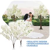 Artificial Hydrangea Bloom Branch — White | Interchangeable Branch for ModTree™ Collection Trees