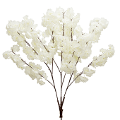 Single Hydrangea Bloom Branch - Interchangeable Branches for Large Event Trees! - White