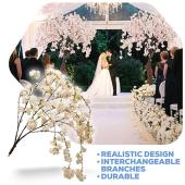 Artificial Cherry Blossom Branch — Blush/Light Pink | Interchangeable Branch for ModTree™ Collection Trees