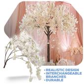 Artificial Cherry Blossom Branch — White | Interchangeable Branch for ModTree™ Collection Trees