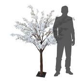 6FT Cherry Blossom Tree - Floor or Grand Centerpiece - 10 Interchangeable Branches - White