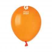 GEMAR Orange 5" Balloon - 100 Pieces