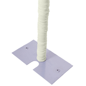 20ft Spandex Pole Cover (for upright 14ft & under) - Ivory