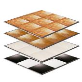 12ft by 12ft Premium Laminate Wood Dance Floor - Portable with Aluminum Side Paneling - Variety of Finishes