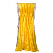 DecoStar™ 15" Chiavari Chair Accent 5 Piece Taffeta Weave - Sun Flower