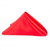 Sleek Satin Napkin 20"x20" - Red