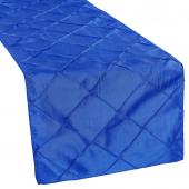 Pintuck Taffeta Table Runner - Royal Blue