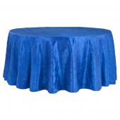 Pintuck Taffeta 120" Round Tablecloth - Royal Blue