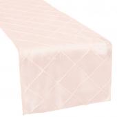 Pintuck Taffeta Table Runner - Blush/Rose Gold