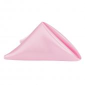 Sleek Satin Napkin 20"x20" - Medium Pink