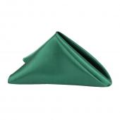 Sleek Satin Napkin 20"x20" - Emerald Green