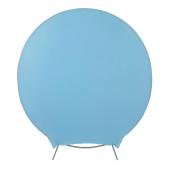 Spandex Arch Cover for Round 7.5 ft Wedding Arch Stand  - Baby Blue