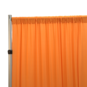 4-Way Stretch Spandex Drape Panel - 14ft Long - Orange