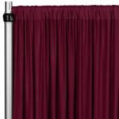 Spandex 4-way Stretch Backdrop Drape Curtain 16ft H x 60" W - Burgundy