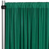 Spandex 4-way Stretch Backdrop Drape Curtain 16ft H x 60" W - Emerald Green
