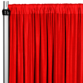 Spandex 4-way Stretch Backdrop Drape Curtain 16ft H x 60" W - Red