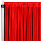 Spandex 4-way Stretch Backdrop Drape Curtain 18ft H x 60" W - Red