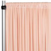 Spandex 4-way Stretch Backdrop Drape Curtain 18ft H x 60" W - Blush/Rose Gold