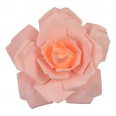 20" Foam LED Rose for Wall Decor, Backdrops and More - Blush