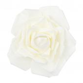 16" Foam Rose for Wall Decor, Backdrops and More - Ivory