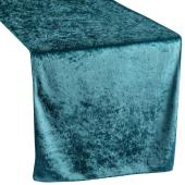 Velvet Table Runner - Dark Turquoise