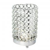 DecoStar™ Real Crystal Heart Candle Holder - LG