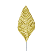 OASIS Corsage Leaf - 3" - Foil Gold