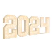 Wood Marquee - BOLD Font - "2024" - 4ft Tall