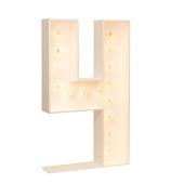 Wood Marquee - BOLD FONT - Number "4" - 4ft Tall