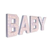 Wood Marquee - BOLD Font - "BABY" - 4ft Tall