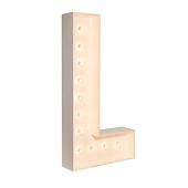 Wood Marquee - BOLD Font - Letter "L" - 4ft Tall