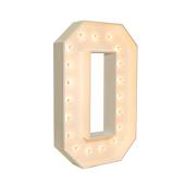 Wood Marquee - BOLD FONT - Number "0" - 4ft Tall