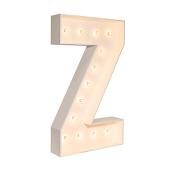 Wood Marquee - BOLD Font - Letter "Z" - 4ft Tall