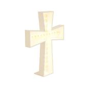 Wood Marquee - BOLD FONT - "Cross" Symbol - 4ft Tall