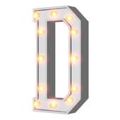 Wood Marquee Letter "D"