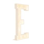 Wood Marquee Letter "E"