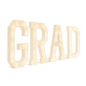 Wood Marquee "GRAD"